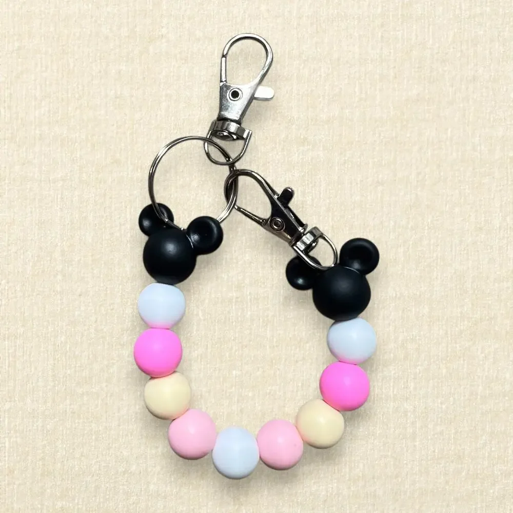 Blush Pink Mouse Ears Holder | Disney-Inspired Minnie Ear Holder | Park Bag Clip